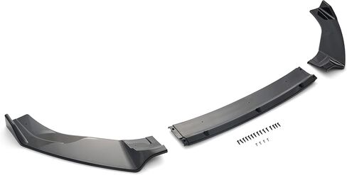 Front Bumper Lip Splitter for 2015–2021 Volkswagen Golf GTI MK7 MK7.5 R Style 3PCS, Gloss Black in Saudi Arabia