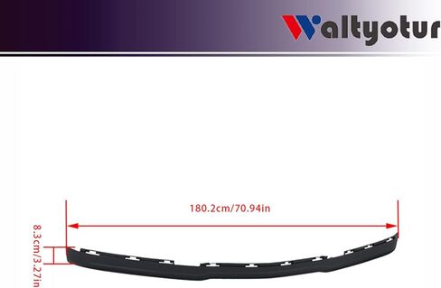Waltyotur البلاستيك المصد الأمامي لسد الهواء منحرف الستارة السفلية لاستبدال Silverado 1500 2019 2020 2021 84219087 in Kuwait
