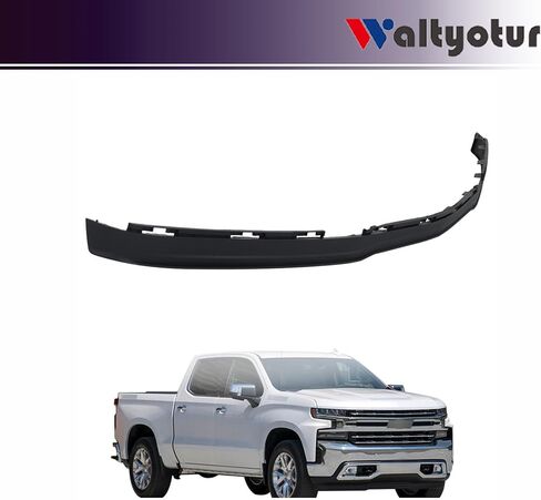 Waltyotur البلاستيك المصد الأمامي لسد الهواء منحرف الستارة السفلية لاستبدال Silverado 1500 2019 2020 2021 84219087 in Kuwait