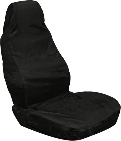 Car Seat Cover, Front Seat Protector, Universal Car Seat Cover for Front Seats, Workshop Seat Protector for Garage & Work, Black in Kuwait