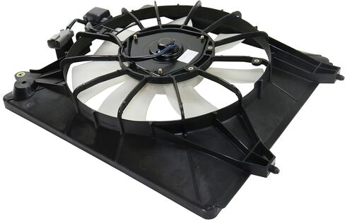 Garage-Pro Cooling Fan Assembly for 2007-2009 Honda CR-V (Set of 2, 12V, 1.6E+3 rpm, Plastic, Compatible with Vehicle) in Kuwait