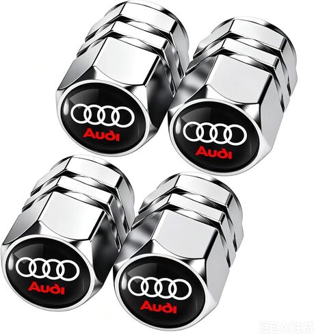 Tire Valve Stem Cap Cover for Mercedes-Benz Belt O-Ring Seal Corrosion Resistant.Tire Valve Stem Air Cap 4 Pack Silver in Saudi Arabia