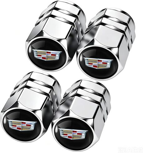 Tire Valve Stem Cap Cover for Mercedes-Benz Belt O-Ring Seal Corrosion Resistant.Tire Valve Stem Air Cap 4 Pack Silver in Saudi Arabia