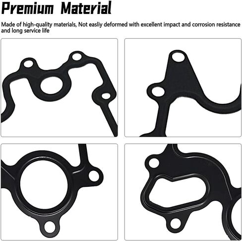 Oil Cooler Gasket LR010770 AJ811904 - High Density Metal Reinforced Seal Compatible with Range Rover Velar 2010-2019, Land Rover LR4 Discovery 4 2017-2019 in Kuwait