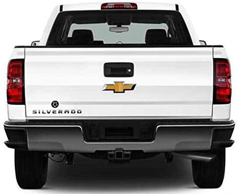 2 Count Aluminum Alloy 3D Round All Black Texas Edition Emblem Lone Star Decal Adhesive Sticker Universal Fit Compatible with Chevrolet Silverado Sierra Car Truck Auto in Kuwait