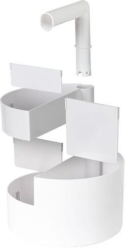 IRIS USA 2-Pack Desk Caddy Organizer |Made in USA| with Built-In Handle & 6 Storage Compartments for Markers, Pens, Arts & Crafts - White in Saudi Arabia