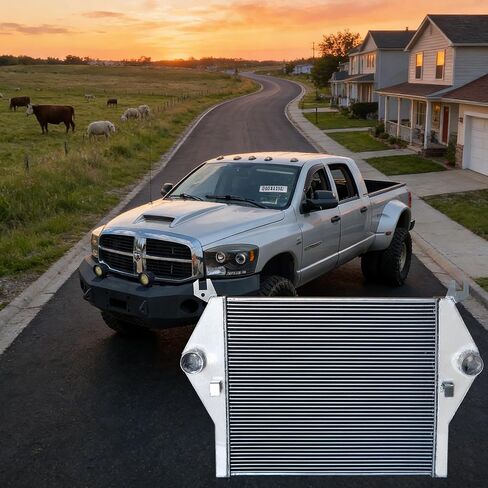Aluminum Air Intercooler For 2003-2009 Dodge Ram 2500 3500 Diesel 2004 2005 2006 2007 2008 in Saudi Arabia
