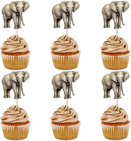 24Pcs Crocodile Cupcake Toppers Cartoon Crocodiles Cupcake Picks Reptile Food Picks for Animal Baby Shower Kids Crocodile Birthday Cupcake Decorations Alligator Party Supplies in Saudi Arabia