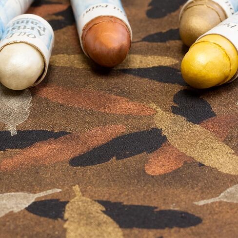Jack Richeson & Co Shiva Artist Grade Oilstiks Set – 6 Neutral Landscape Colors (Antique White, Wedgewood Blue, Pewter Gray, Yellow Ochre, Celadon Green, Barn Red) – Professional Oil Paint Sticks for Canvas, Fabric, Wood & Mixed Media in Kuwait