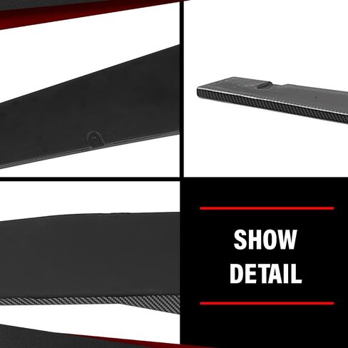 Side Skirts Extension Lip Splitter Compatible with Chevy Corvette C8 Stingray Z51 2-Door 2020-2023 Carbon Fiber Style in Kuwait