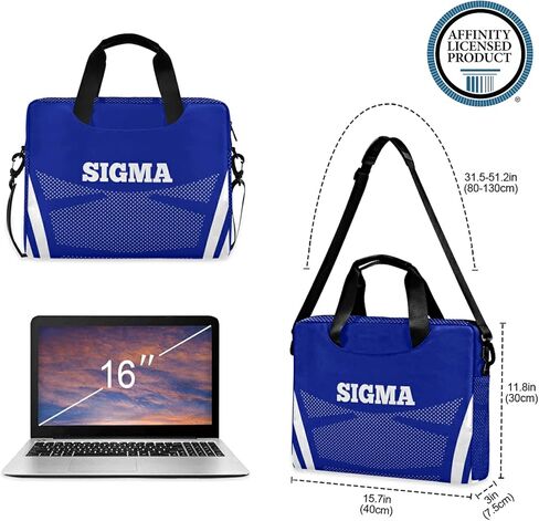 BBGreek Phi Beta Sigma Fraternity Paraphernalia - 1914 - Laptop or Tablet Case - Business Laptop Bag - Officially Licensed in Kuwait