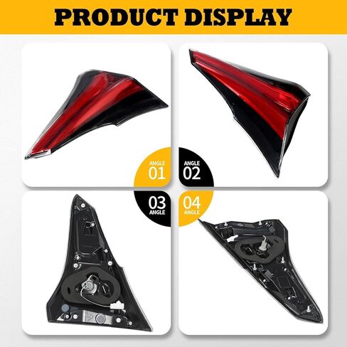 Left Side Inner Tail Light Assembly Compatible with RA-V Four 2016-2018 Driver Rear Brake Lamp Taillight TO2802133 8159142022 in Kuwait