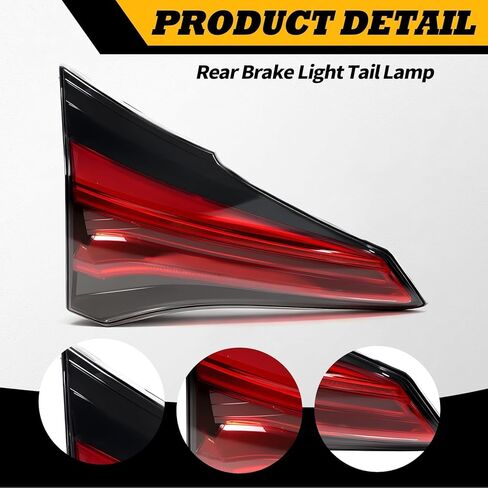Left Side Inner Tail Light Assembly Compatible with RA-V Four 2016-2018 Driver Rear Brake Lamp Taillight TO2802133 8159142022 in Kuwait