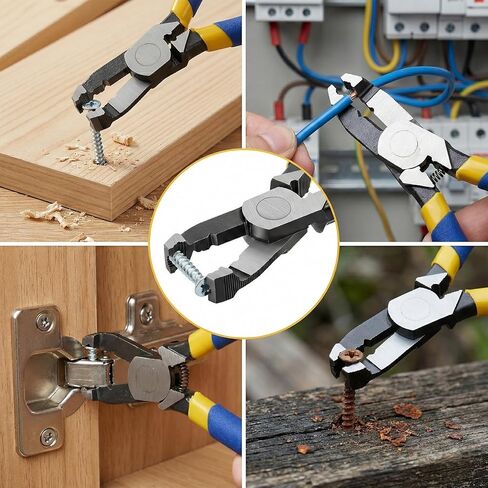 Screw Extractor Pliers Multi-Function Screw Cutter Non-Slip Engineer Pliers Extracts Stripped Broken Rusted Screws Remove Damaged Screws Fast for Tightening Loosening and Gripping Nuts and Bolts in Saudi Arabia