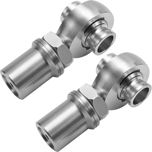 MDEOOSKY 1 Pair 7/8"-14 Heim Joint Rod End Kit, Replacement for Steering and Suspension Systems, Fits 1.5" OD Tubing, Includes Spacers and Lock Nuts in Kuwait
