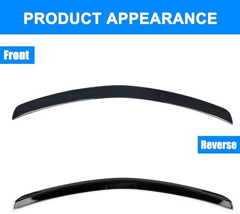 Rear Spoiler Wing for Mercedes Benz W204 C Class 4 Door Sedan C180 C200 C250 C300 C350 C63 2008 2009 2010 2011 2012 2013 2014 AMG Style Tail Trunk Wing Lip Glossy Black in Saudi Arabia