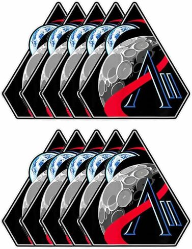 10 Pack Artemis 2 Mission Artemis ii Stickers Laptop Bumper Decal Window Waterproof Car Stickers in Saudi Arabia