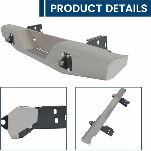 KUAFU Rear Bumper Assembly Compatible with 1997-2004 Dodge Dakota Pickup Truck Step Bumper Assembly Steel Bare Metal in Kuwait