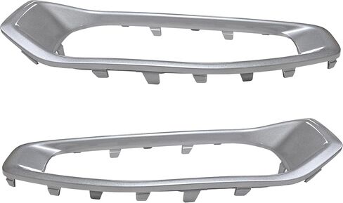 IAMAUTO 32431 Front Bumper Fog Lamp Bezel Trim SILVER LH/RH PAIR Fits 2018-2026 Jeep Wrangler and 2020-2026 Jeep Gladiator CH1038196 CH1039196 in Saudi Arabia