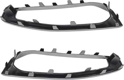 IAMAUTO 32431 Front Bumper Fog Lamp Bezel Trim SILVER LH/RH PAIR Fits 2018-2026 Jeep Wrangler and 2020-2026 Jeep Gladiator CH1038196 CH1039196 in Saudi Arabia