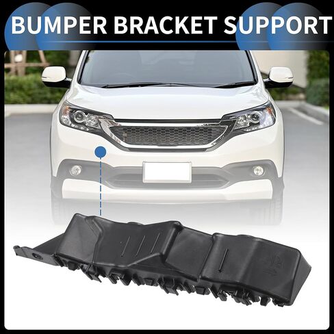 Bumper Support Bracket, Right Side Front Bumper Retainer Bracket Hold Mount No.86552AA000 for Hyundai Elantra 2021-2023 ABS Plastic Black, 1 Pc in Kuwait