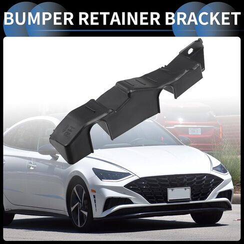 Bumper Support Bracket, Right Side Front Bumper Retainer Bracket Hold Mount No.86552AA000 for Hyundai Elantra 2021-2023 ABS Plastic Black, 1 Pc in Kuwait