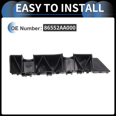 Bumper Support Bracket, Right Side Front Bumper Retainer Bracket Hold Mount No.86552AA000 for Hyundai Elantra 2021-2023 ABS Plastic Black, 1 Pc in Kuwait