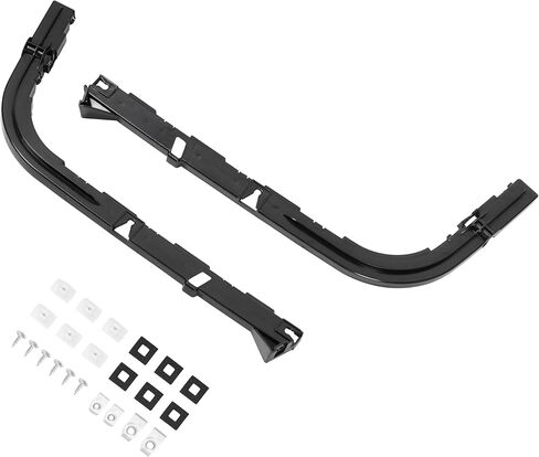 ALMULOO Rear Bumper Bracket Compatible with 2008-2023 Dodge Challenger Replacement for CH1142115 CH1143115 68024341AF 68024340AF Driver & Passenger Side Pair Black Plastic(ABS) in Kuwait