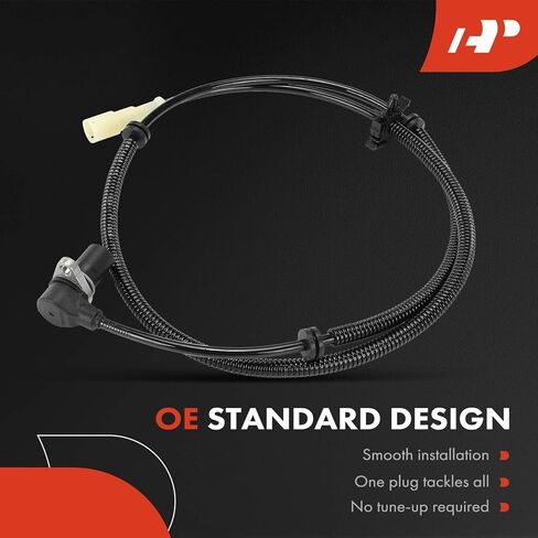 A-Premium Rear Center ABS Wheel Speed Sensor Compatible with Chevrolet & Buick Models - Impala, Caprice, Commercial Chassis, Roadmaster, 1994 1995 1996 in Kuwait
