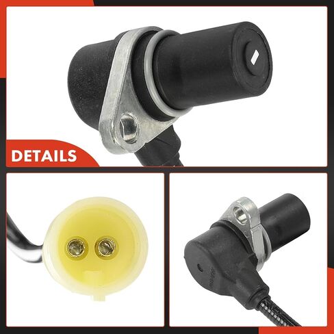 A-Premium Rear Center ABS Wheel Speed Sensor Compatible with Chevrolet & Buick Models - Impala, Caprice, Commercial Chassis, Roadmaster, 1994 1995 1996 in Kuwait