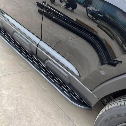 2 pcs fit for Toyota Corolla Cross 2022-2026 Running Board Side Step Nerf Bar Aluminium Black (with Brackets) in Kuwait