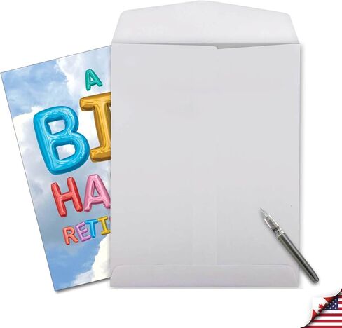 The Best Card Company - Jumbo Retirement Card from All of Us (8.5 x 11 Inch) - Big Group Notecard for Retiree - J5651ERTG-US in Kuwait