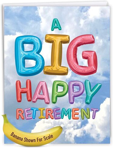 The Best Card Company - Jumbo Retirement Card from All of Us (8.5 x 11 Inch) - Big Group Notecard for Retiree - J5651ERTG-US in Kuwait
