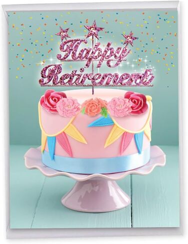 The Best Card Company - Jumbo Retirement Card from All of Us (8.5 x 11 Inch) - Big Group Notecard for Retiree - J5651ERTG-US in Kuwait