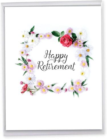 The Best Card Company - Jumbo Retirement Card from All of Us (8.5 x 11 Inch) - Big Group Notecard for Retiree - J5651ERTG-US in Kuwait