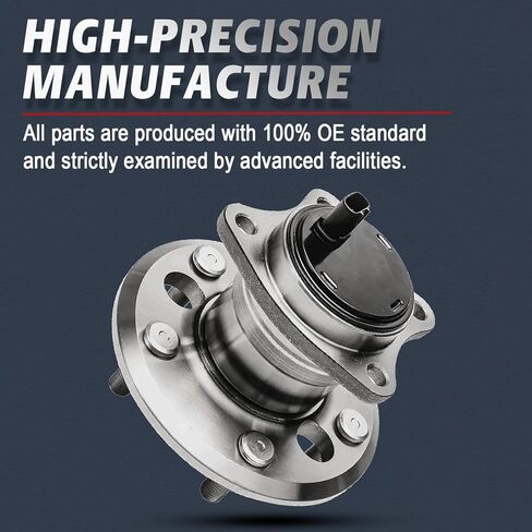 ALLCOMBO Rear Left Side Wheel Bearing Hub for 2002 2003 2004 2005 2006 2007 2008 2009 2010 2011 Toyota Camry, 2005-2009 2010 2011 2012 Toyota Avalon, for Solara, Lexus ES330 ES350 Replacement, 512206 in Saudi Arabia