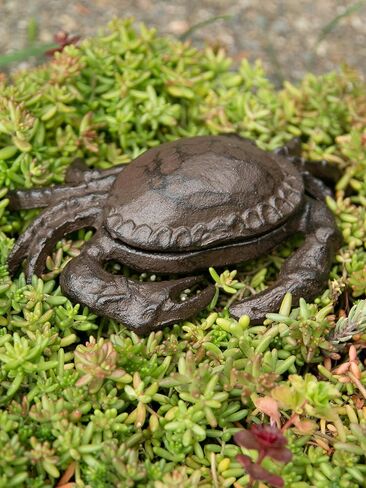 Zingz & Thingz Cast Iron Collection Key Hider, 6.25x4.375x2.25", Crab in Saudi Arabia