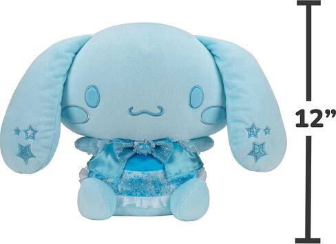 Hello Kitty® and Friends، مجموعة Cinnamoroll™ Plush مقاس 12 بوصة، مجموعة Tonal Sparkle - منتج Sanrio® المرخص رسميًا - للأعمار من 6 سنوات فما فوق in Kuwait