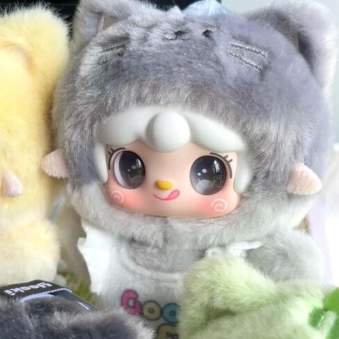 Yooki Kitten Summer Party Series صندوق دمية قطيفة حقيبة ألعاب لطيفة قلادة سلسلة مفاتيح مفاجأة عيد ميلاد هدية عيد الحب للأصدقاء والعائلة عشوائي قطعة واحدة in Kuwait