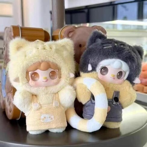 Yooki Kitten Summer Party Series صندوق دمية قطيفة حقيبة ألعاب لطيفة قلادة سلسلة مفاتيح مفاجأة عيد ميلاد هدية عيد الحب للأصدقاء والعائلة عشوائي قطعة واحدة in Kuwait