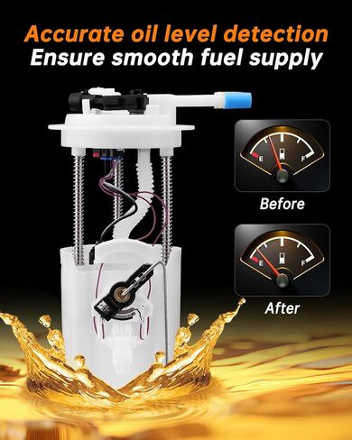 مجموعة وحدة مضخة الوقود الكهربائية OKLPF E3508M متوافقة مع 2002 2003 كاديلاك إسكاليد V8 5.3L 6.0L، 2000-2003 تشيفي تاهو جي إم سي يوكون V8 4.8L 5.3L، 2001-2003 يوكون V8 6.0L نوع الوقود الغاز in Kuwait