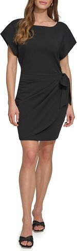 DKNY Women's Casual Boat Neck Short Sleeve Dress in Saudi Arabia
