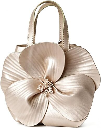 Mini Flower Evening Purse Floral Clutch Purses for Women PU Leather Evening Handbag with Chain Wedding Party Prom in Saudi Arabia