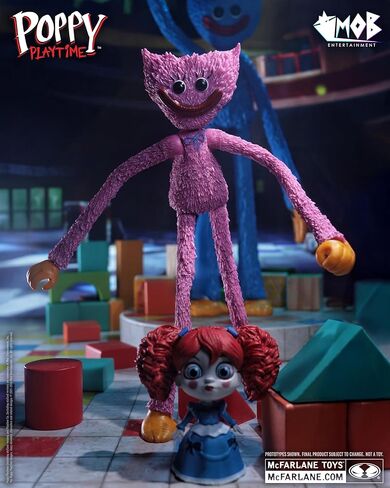 Poppy Playtime - 7" Kissy Missy Action Figure with Poppy - McFarlane Toys in Kuwait