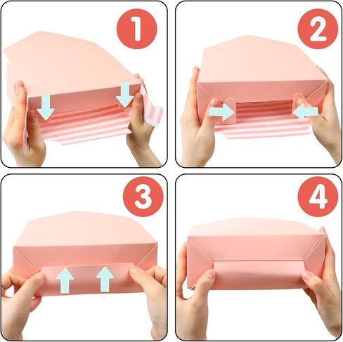 LOMIMOS 10PCS Florist Bouquet Envelope Box,Folding Flower Packaging Wrapping Storage Gift Paper Box for Mother's Day Wedding Engagement Birthday Graduation Valentine Party (Mixed Colors) in Kuwait