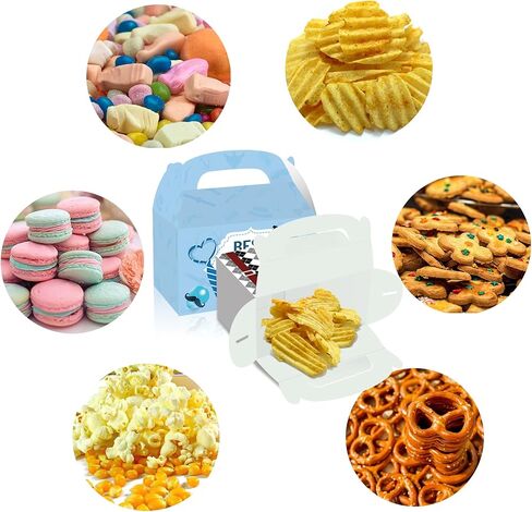 12 Pcs Father's Day Treat Boxes, 4 Designs Suit Necktie Themed Gable Gift Boxes with Handles, Best Dad Ever Paper Candy Cookie Gift Boxes for Father’s Day Party Favors in Saudi Arabia
