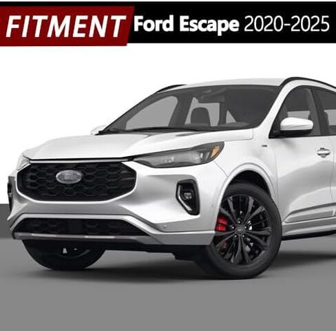 AOOA Caliper Covers Red Aluminum Brake Caliper Covers Fit for Ford Escape 2020-2025& Maverick 2022-2025&Bronco Sport 2021-2025& Fiesta ST 2014-2019（Front and Rear) in Saudi Arabia
