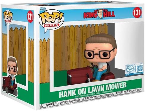 Funko Rides King of The Hill Hank on Lawn Mower 131 Exclusive Pop Vinyl Figure in Kuwait