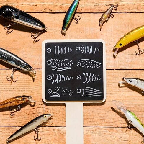 Fish Stencil Fish Pattern Stencils 5pcs Large Reusable Plastic Templates Craft Paint Template Painting on Wood Wall Canvas Floor Shop Sign in Saudi Arabia