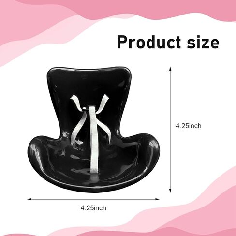 2 PCS Car Labubu Display Seat, Thoughtful Driving Companion Doll Air Conditioning Vent Toy Doll Decorative Ornament, DIY Air Vent Clip Modification Accessories (Pink & Black) in Kuwait